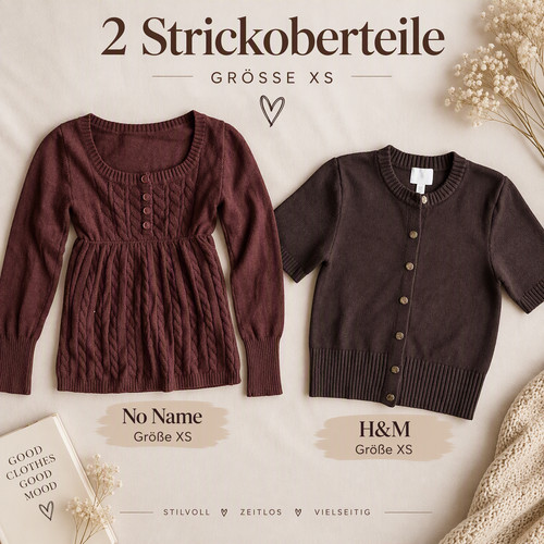 2er set strickoberteile - 2er,