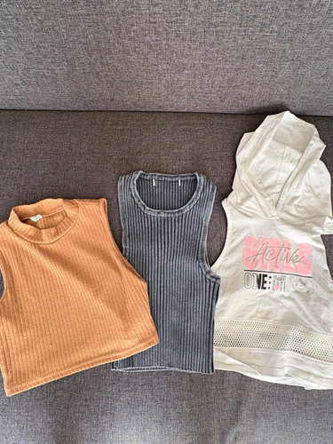 3er set mädchen oberteile - h&m,