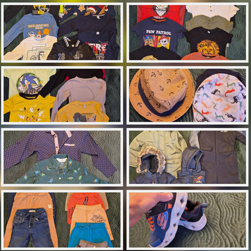 Jungen outfit set 110 - h&m, gr.