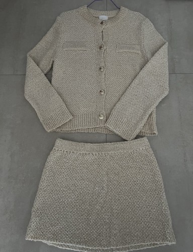 Set strickjacke rock - h&m, +