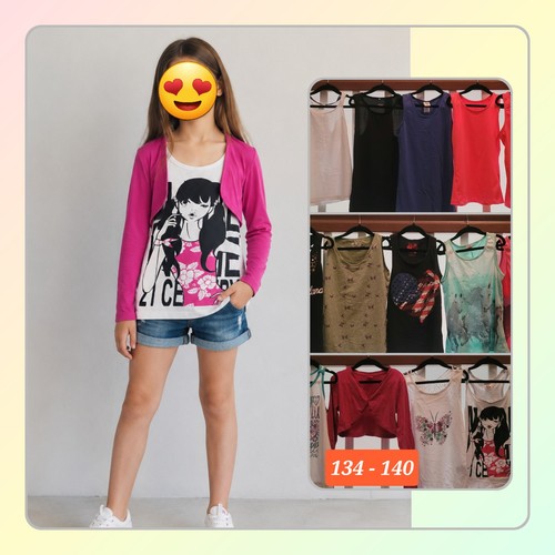 Mädchen basic tops - h&m, tops-set