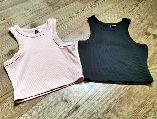 Damen 2er set ripp - h&m,